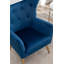 Fauteuil en velours capitonné 30,25 po Rily-1831789015