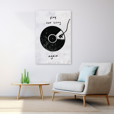 «Turn It Up» - art gris, noir et gris
