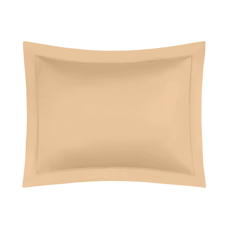 Princess Solid Color 100% Cotton Sham, Standard, Oyster
