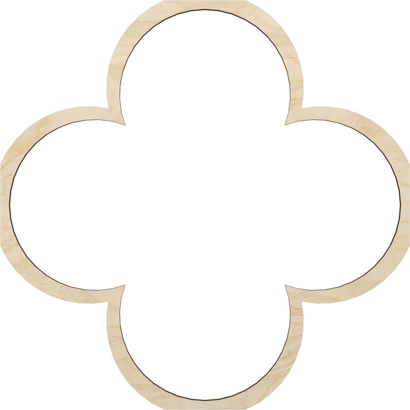Panneaux muraux Woodall (paquet de 1), Bouleau, H 33 po x l 33 po x P 0,375 po