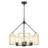 6 - Light 24.02" Dimmable Large Modern Industrial Metal Geometric Drum Hollow Chandelier for Living Room Kitchen Island Foyer Bedroom-1458401607