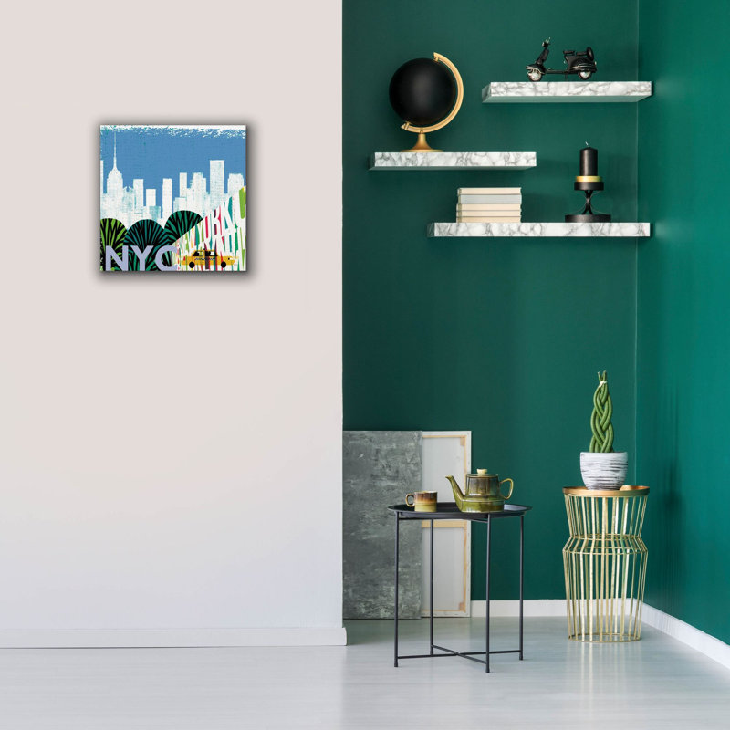 «New York City Life Nyc» par Michael Mullan, art mural sur toile, H 18 po x l 18 po x P 0,75 po