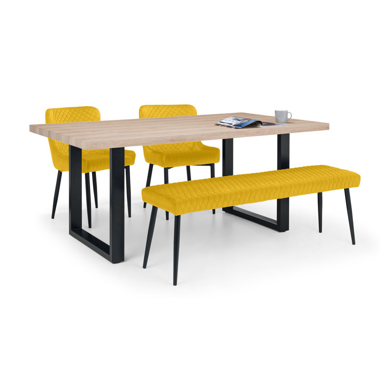 Wynnfield 4 - Person Dining Set, Mustard