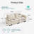 Colbey 90'' Upholstered Modular Cloud Sofa-1244192802-1266527526