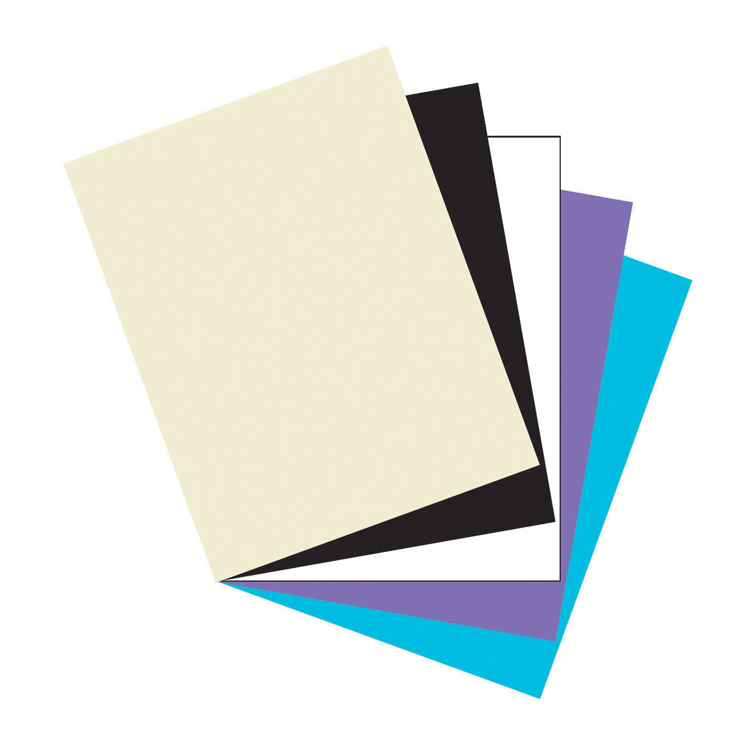 Pacon Array Card Stock 65 lbs. Letter White 100 Sheets/Pack