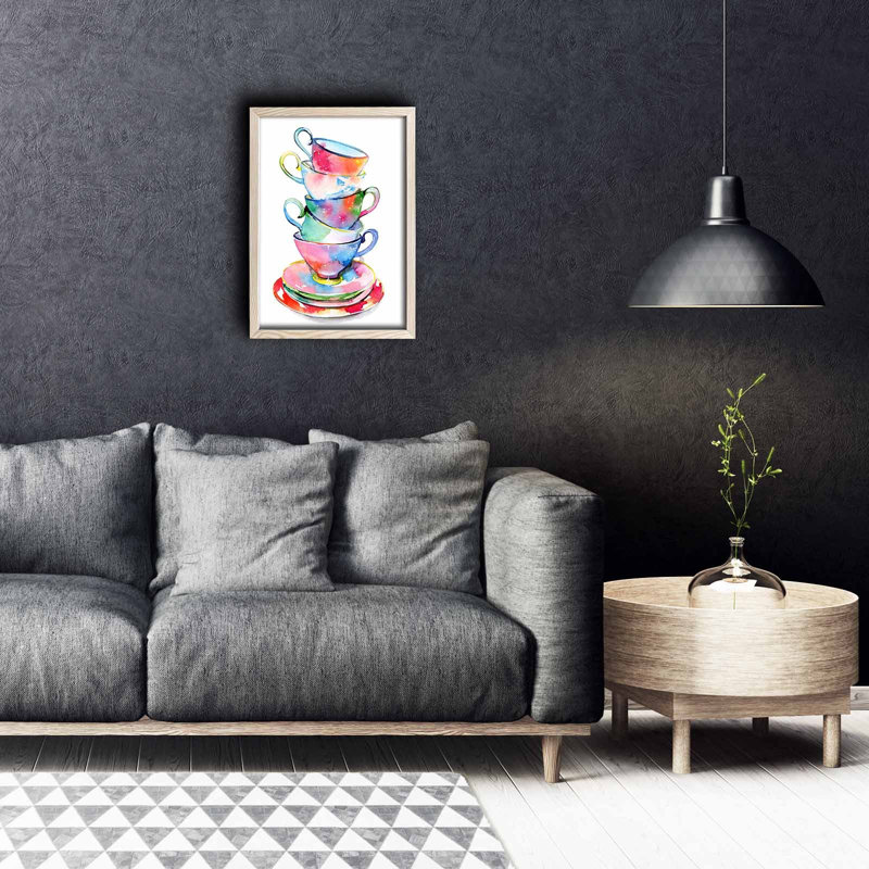 Élégante peinture décorative en panneau de fibres à densité moyenne, 14,9 po x 20,9 po | 100% panneau de fibres à densité moyenne (épaisseur: 0,1 pouce) avec cadre 100% bois | Parfait pour le salon, la chambre à coucher et le bureau, et pour une 