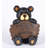 Bear Cub Holding Welcome Sign