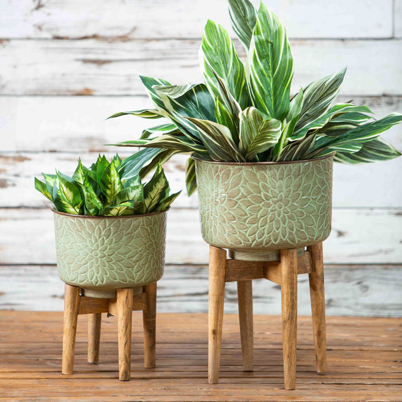 Ensemble de pots à fleurs 2 pièces