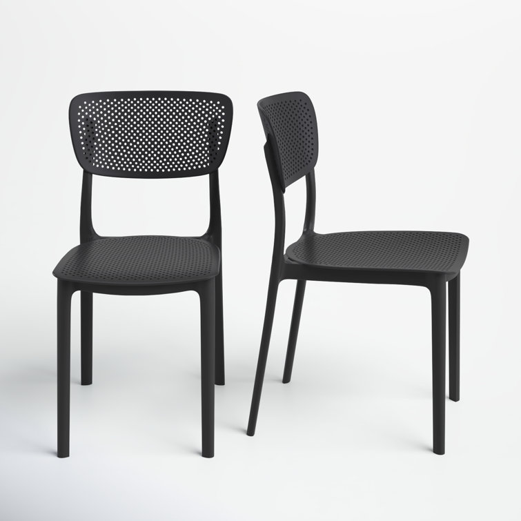 Farrah Outdoor Stacking Dining Side Chair