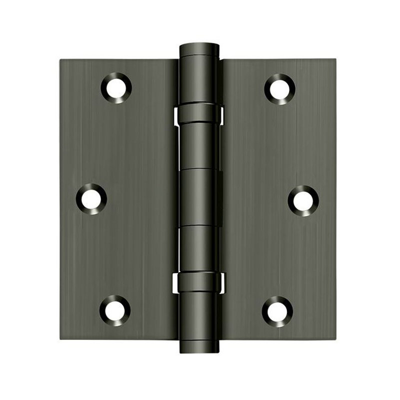102'' x 102'' Butt Bearing Hinge, Antique Nickel