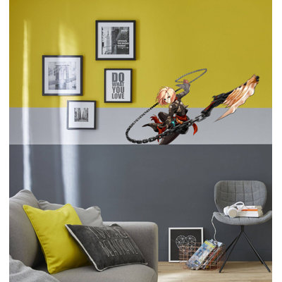 Anime Warrior Decal Anime Warrior Sticker Anime Warrior Wall Decor