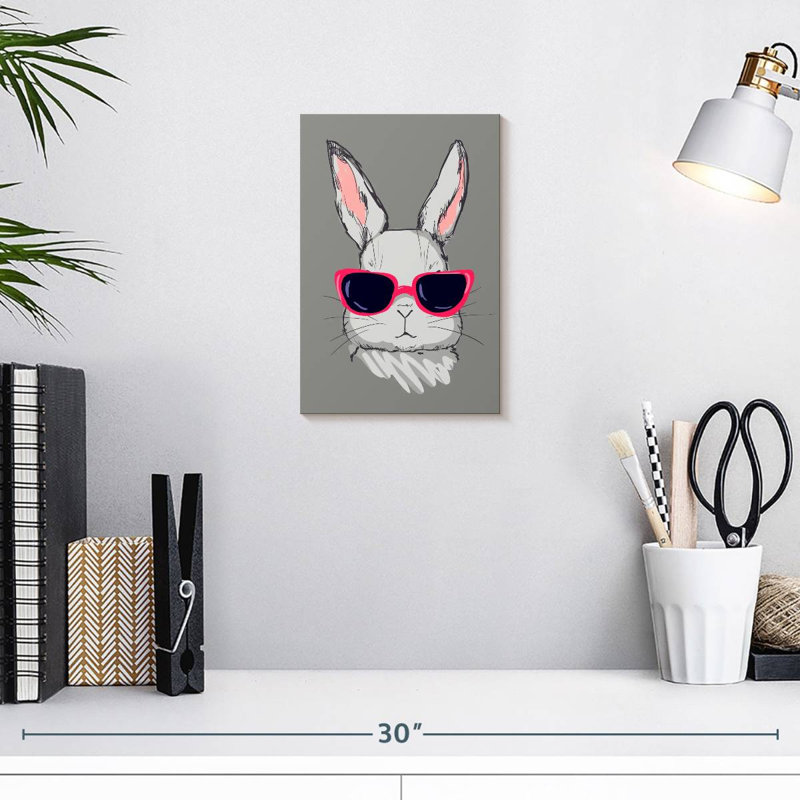 Brampt Cool Bunny, 12" H x 8" W