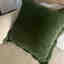 Collier Scalloped Edges Cotton Throw Pillow