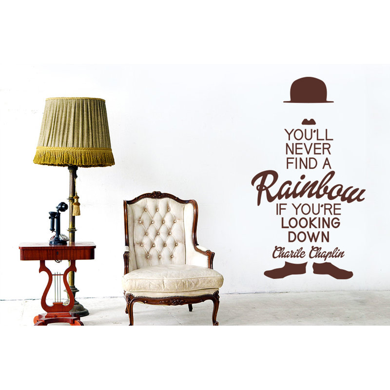 Non-Wall Damaging Wall Decal, Brown