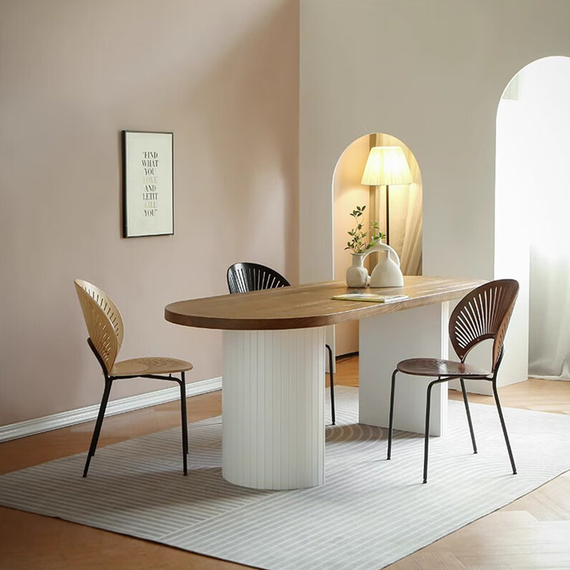 Table de salle à manger Nordic, H 29,53 po x l 55,12 po x P 27,56 po