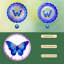 Carillons bleus pour l'extérieur avec fileur à vent papillon, Windchimes à l'extérieur, décorations de jardin, papillons de jardin, diamètre 12 po
