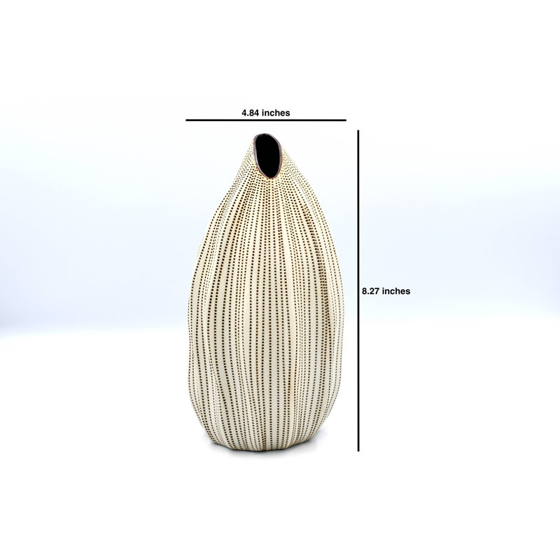 Handmade Table Vase, Brown
