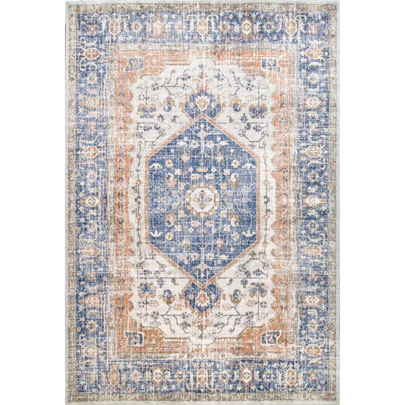 Jacquie Vintage Floral Area Rug