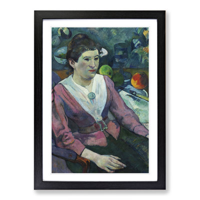 Portrait of a Woman by Paul Gauguin - Picture Frame Painting