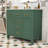 Elegant Wood Bathroom Vanity with Glossy Basin and Ample Storage Space-870828129