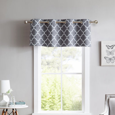Kalea Geometric Tailored Window Valance