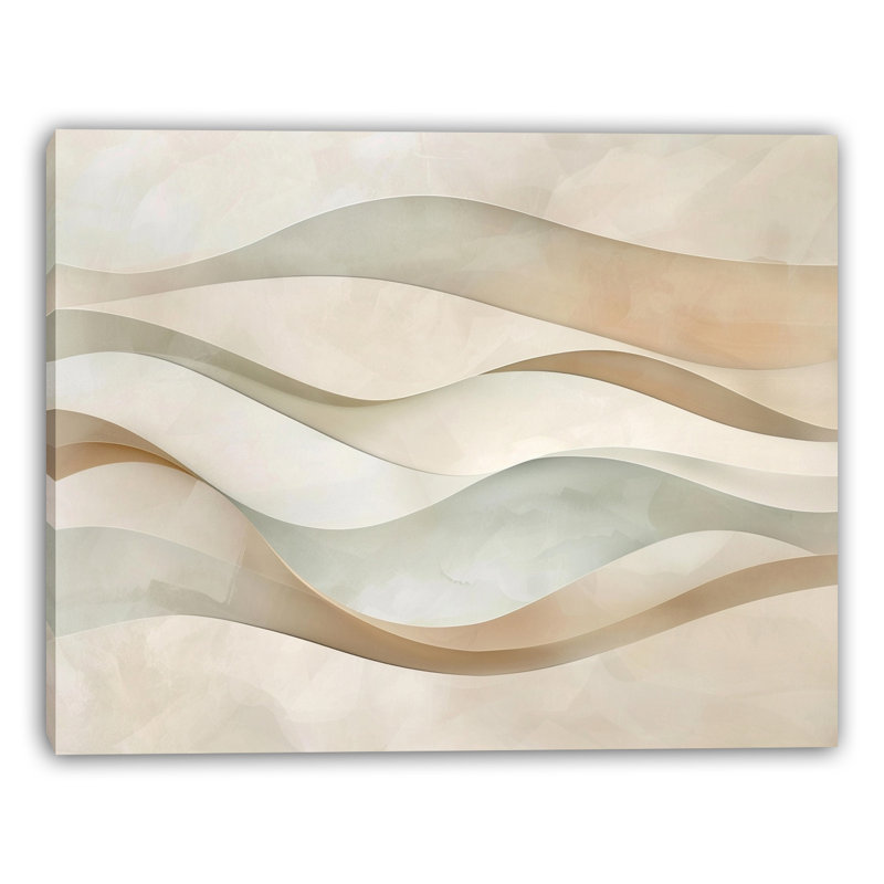 Art mural sur toile sauge Drift, H 36 po x l 48 po x P 1,5 po