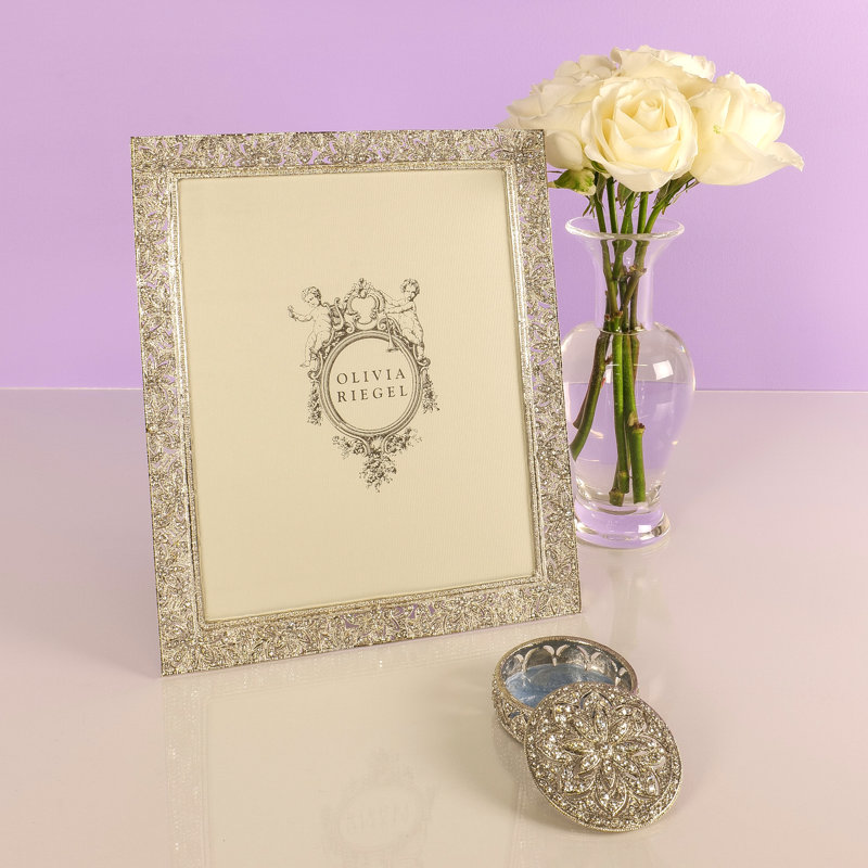 Windsor Rectangle Picture Frame, Silver, 8" x 10"