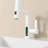 Pull-Out Lift Bathroom Tap With Led Temperature Display - 360 Rotatable, 31 Spout Modes, Adjustable Height, White Basin Faucet And Sensor Height