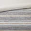 Oasis Oversized Chenille Jacquard Striped Comforter Set With Euro Shams And Throw Pillows-97900953