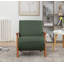 Upholstered Linen Blend Armchair-8834845
