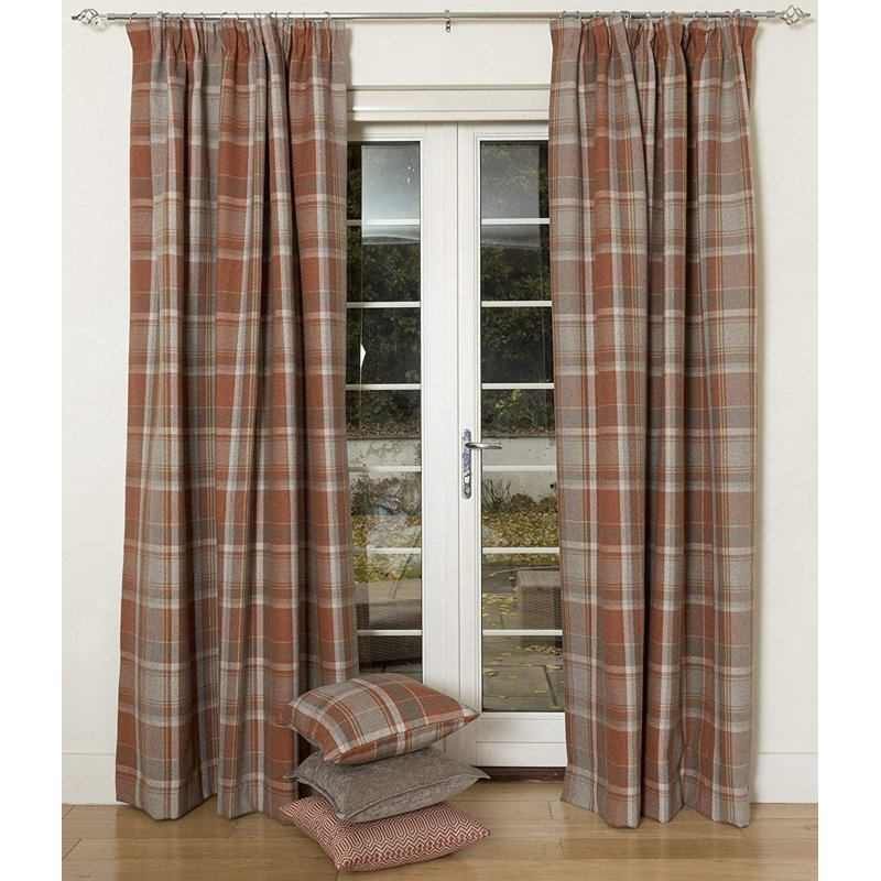 Corwin Blackout Curtain Pair, 116 W x 228 D cm