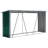 327cm W x 77cm D Metal Log Store