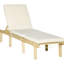 Chaise longue d'extérieur - Coussin ajustable 4 positions