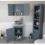 Scranton 515mm Single Bathroom Vanity with Vessel Stone Basin-999070079-999070074