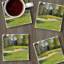 Lot de 4 sous-verres en pierre