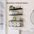 Floating Wall Shelves With Storage Basket, Space Saving Bathroom Shelves Over Toilet For Home Organization In Bathroom, Kitchen, Living Room-1710900760