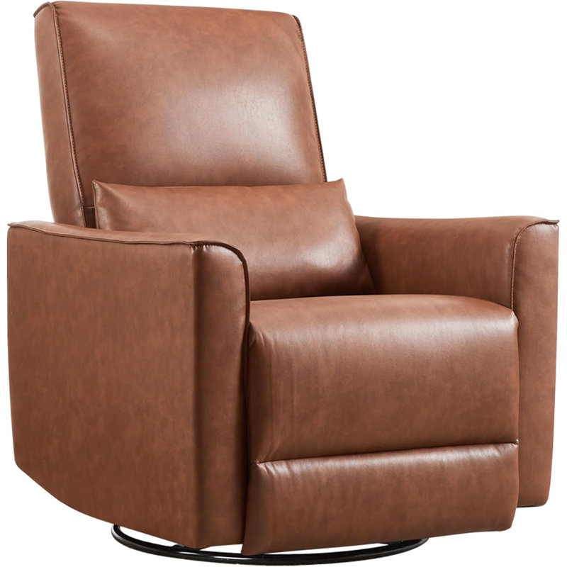 Faux Leather Accent Chair