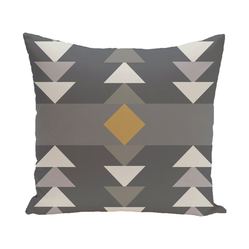  Housse de coussin carré et insert, H 20 po x l 20 po, Gris