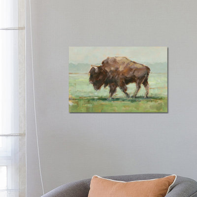 «Where the Buffalo Roam II» par Ethan Harper, reproduction d'art sur toile tendue