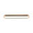 Dimmable Modern Perforated Design Oval LED Flush Mount With Wood