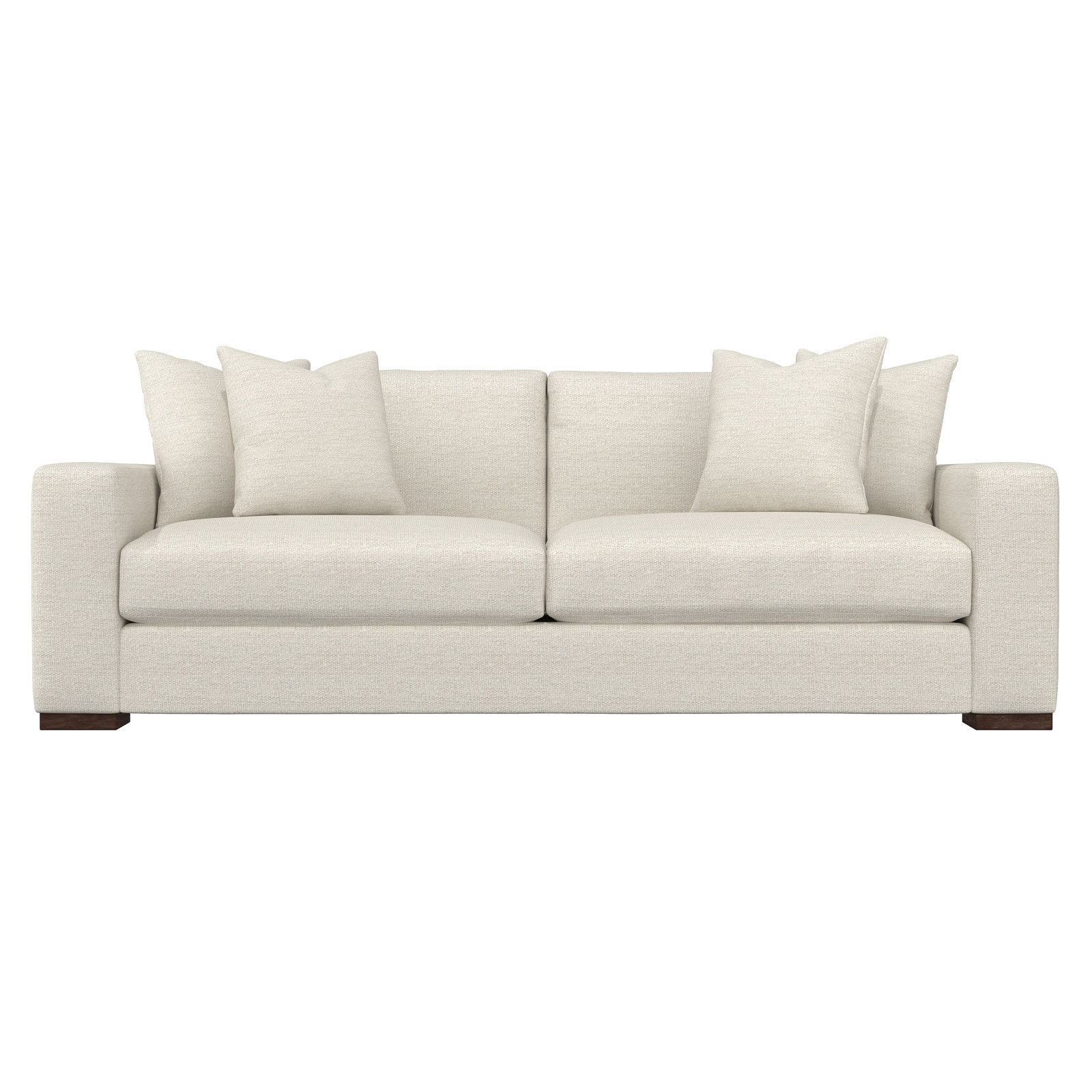 Drew 92'' Upholstered Sofa, Cream Linen 1429-002