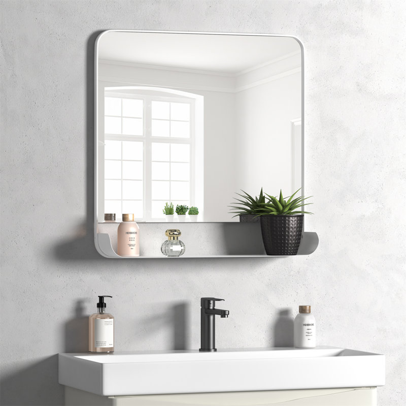 Ladarius Rectangle Mirror, Square, 31.5" x 31.5"