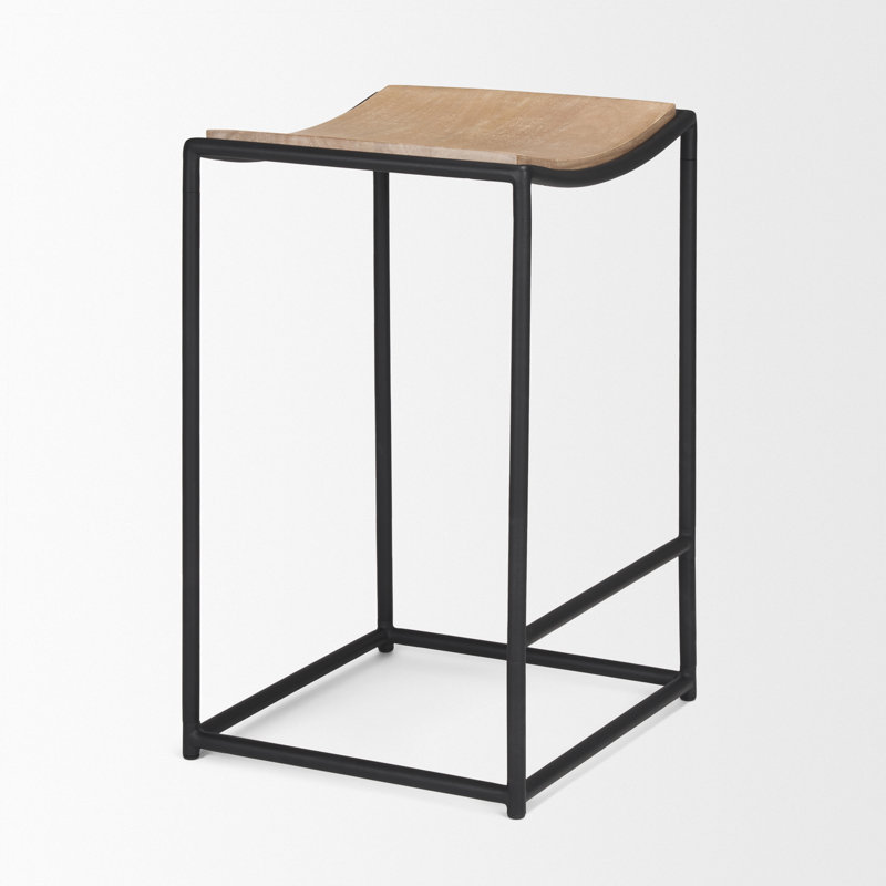 Tabouret Galina, Brun clair