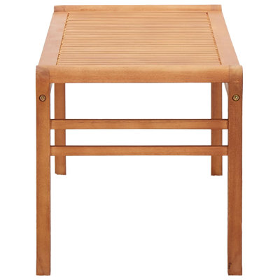 Traft Solid Wood Eucalyptus Outdoor Bench