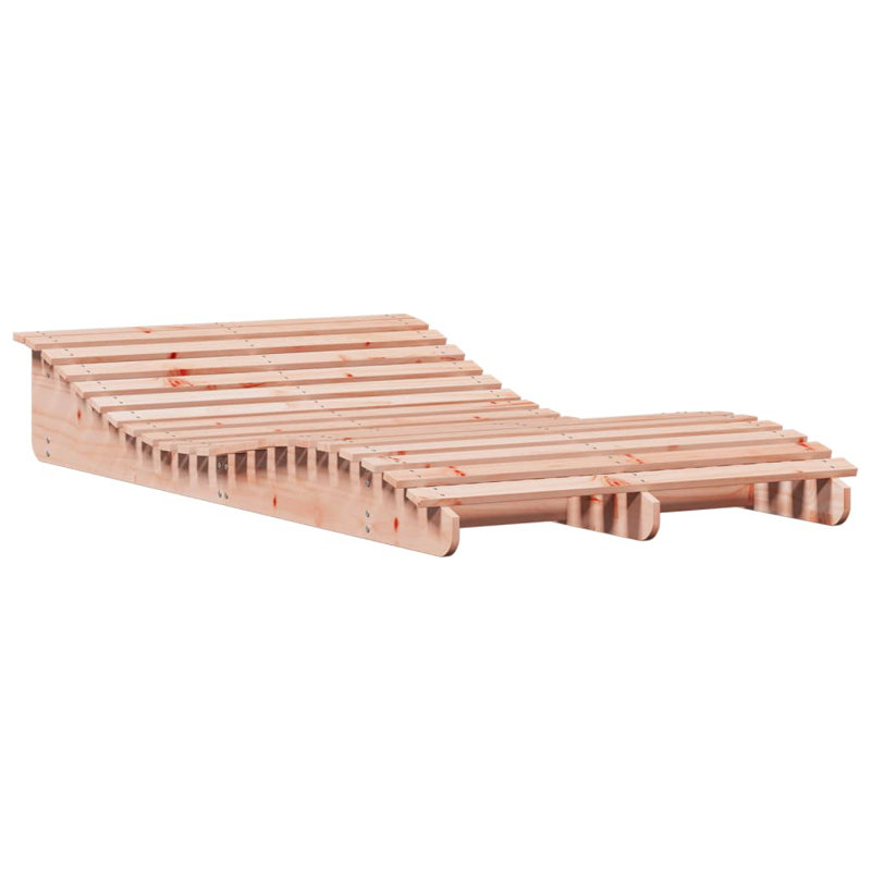  Chaise longue en bois massif de Douglas