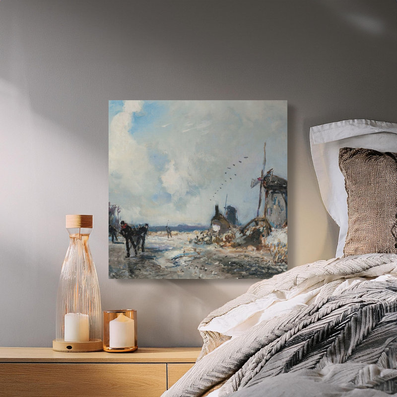 Menomonie 1 Piece Wrapped Canvas Wall Art Set, 30x30