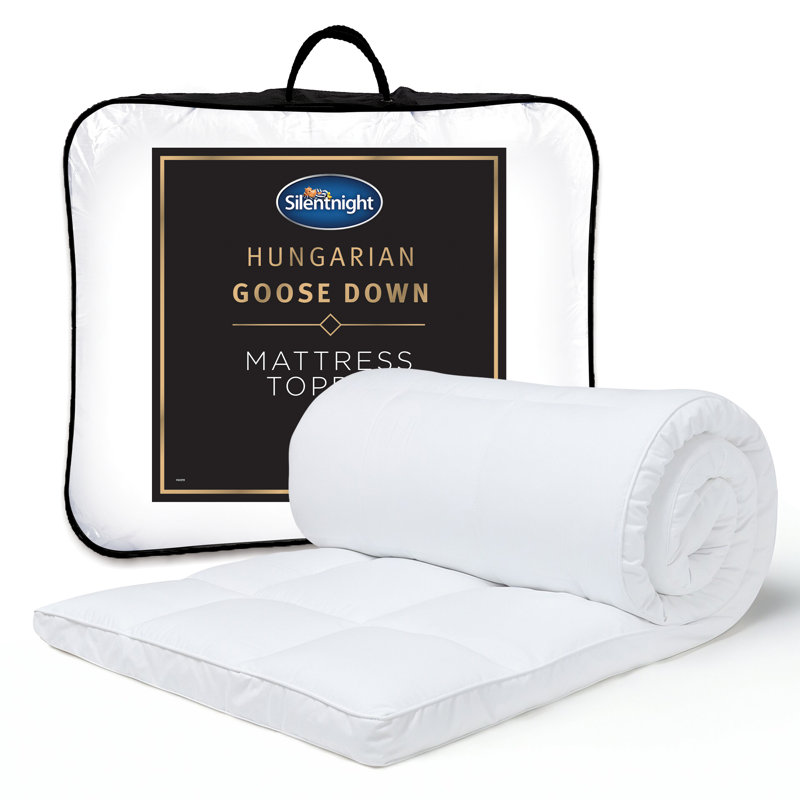Silentnight Ultimate Luxury Hungarian Goose Feather & Down Mattress Topper, Double (4'6)