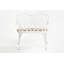 Banc en fonte d'aluminium avec coussin (sans la table)-159713491