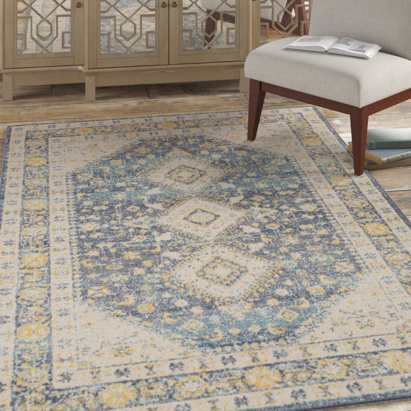 Wortham Oriental Indoor Rug, Rectangle 5'3" x 7'3"