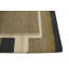 Tapis brun en laine noué à la main 4 x 6 po Indo-Gabbeh